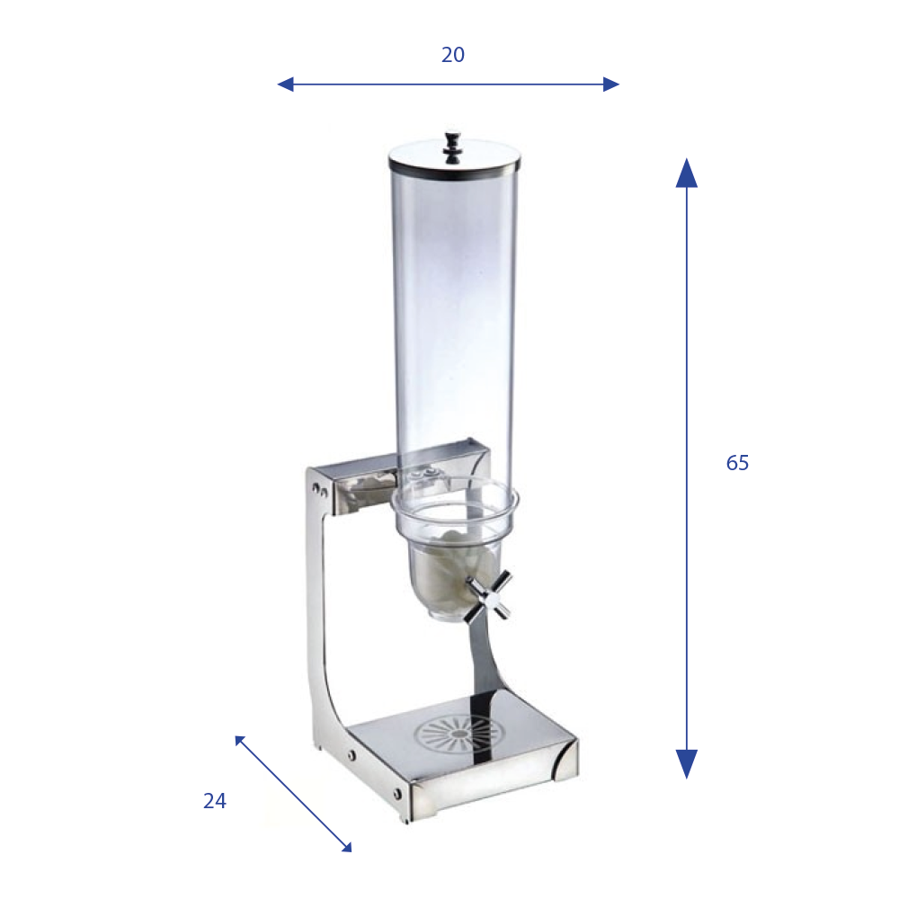 DISPENSADOR DE CEREALES SINGLE 4 LTS - 1