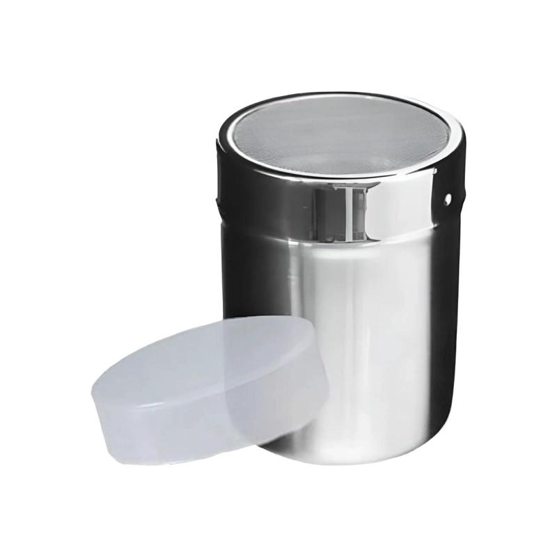 ESPOLVOREADOR ACERO INOXIDABLE CON TAPA PLASTICA - 1