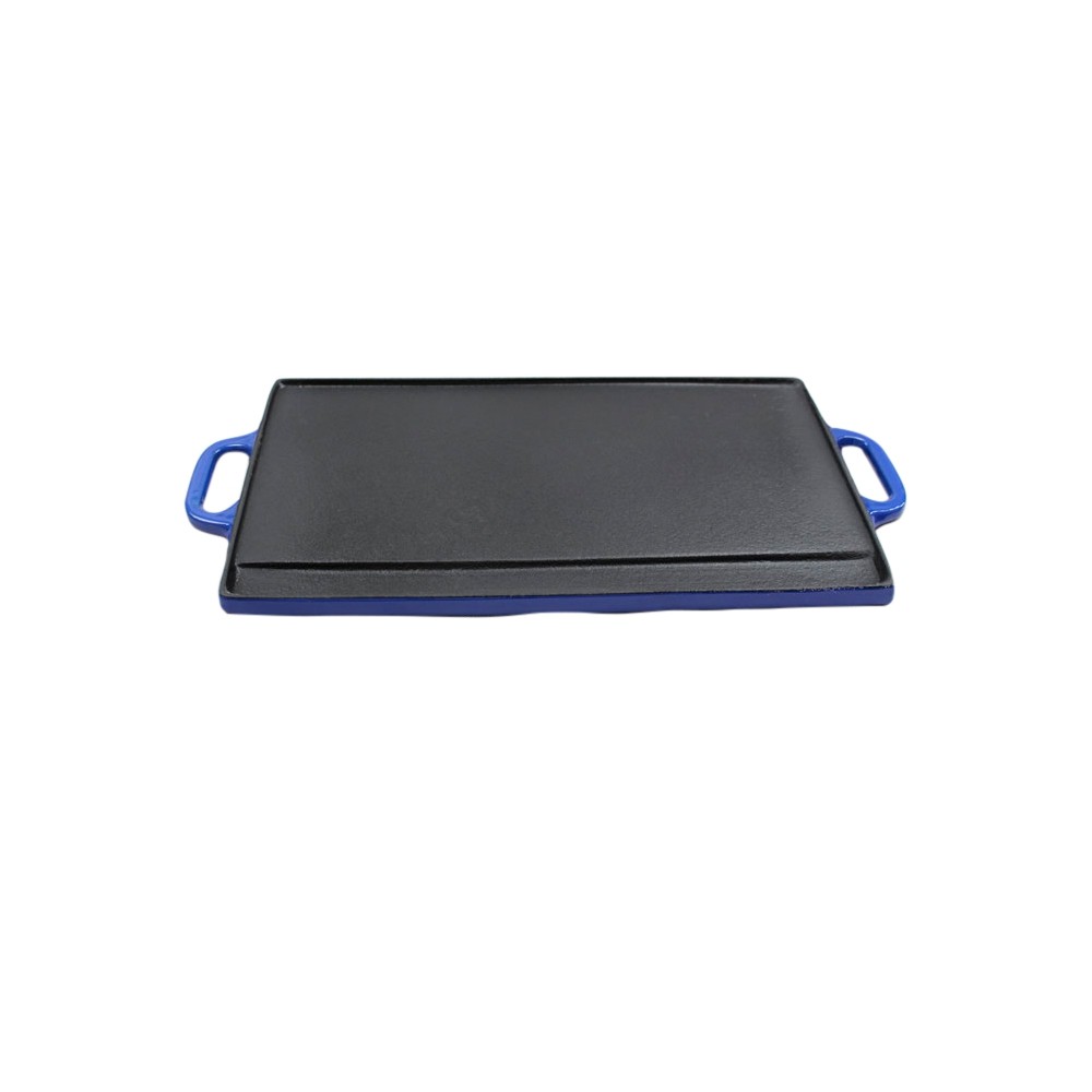 PLANCHA REVERSIBLE HIERRO AZUL 50X23.5X1.6 CM - 3