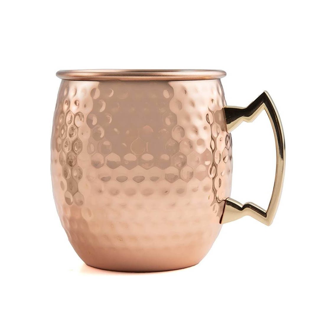 SET DE 2 MUG MOSCOW MULE VASOS COBRE CÓCTEL 500CC - 1