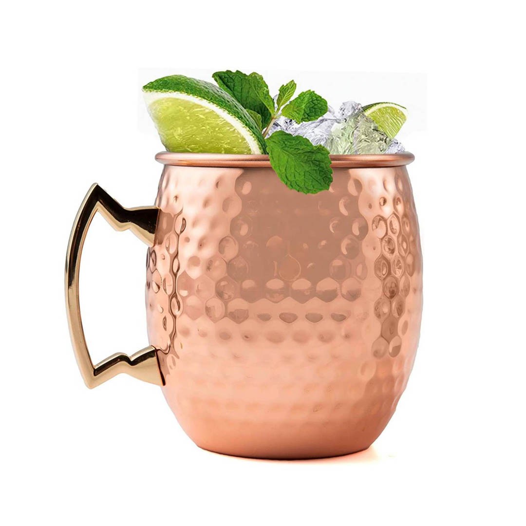 SET DE 2 MUG MOSCOW MULE VASOS COBRE CÓCTEL 500CC - 3