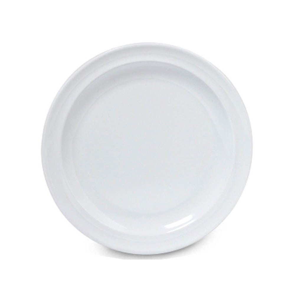 SET DE 6 PLATO MELAMINA 23CM BLANCO - 1