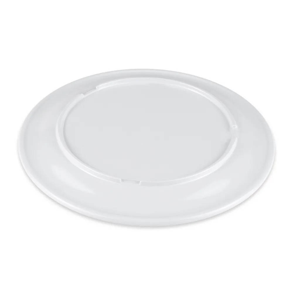 SET DE 6 PLATO MELAMINA 23CM BLANCO - 6