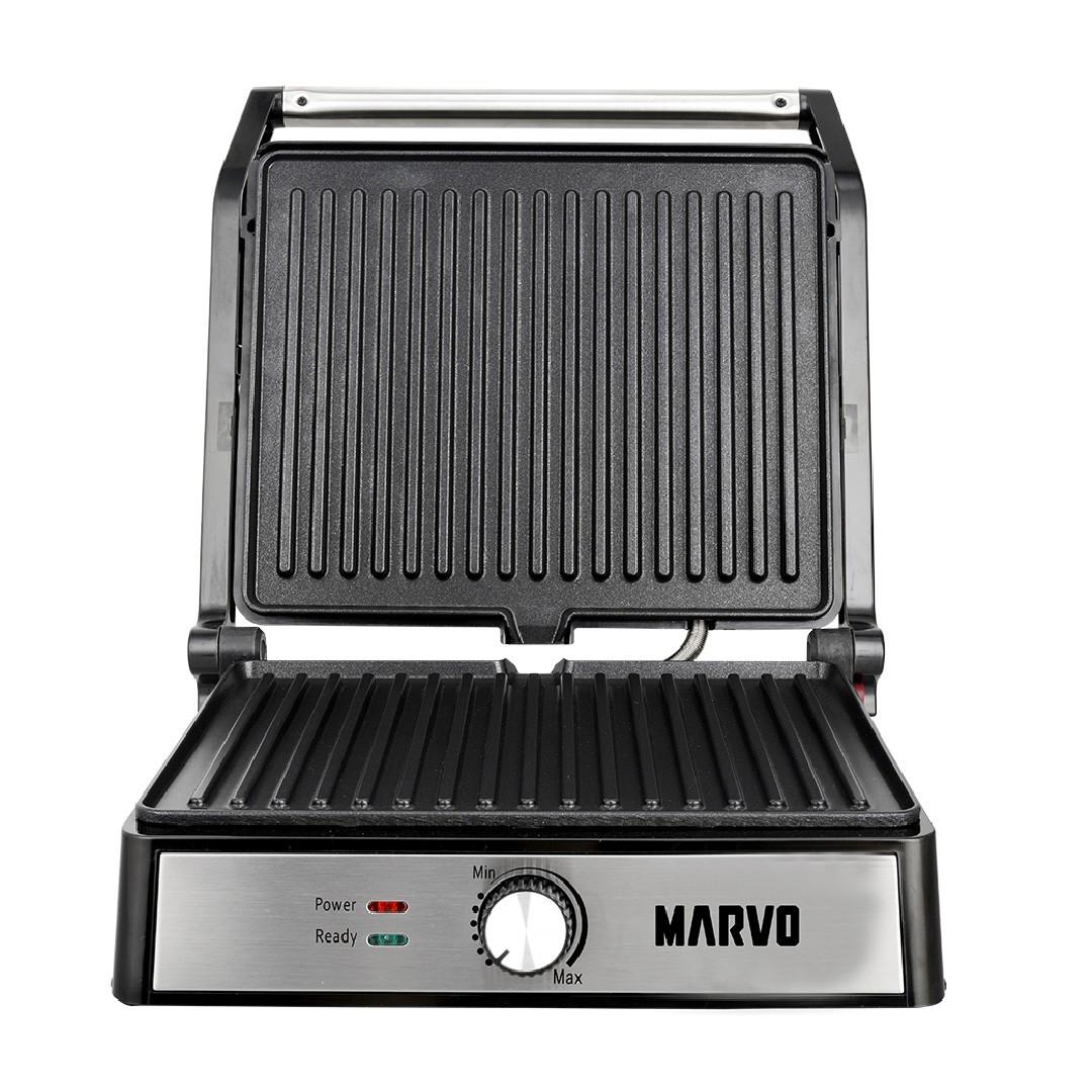 PLANCHA DOBLE CONTACTO GRILLADA MARVO - 1