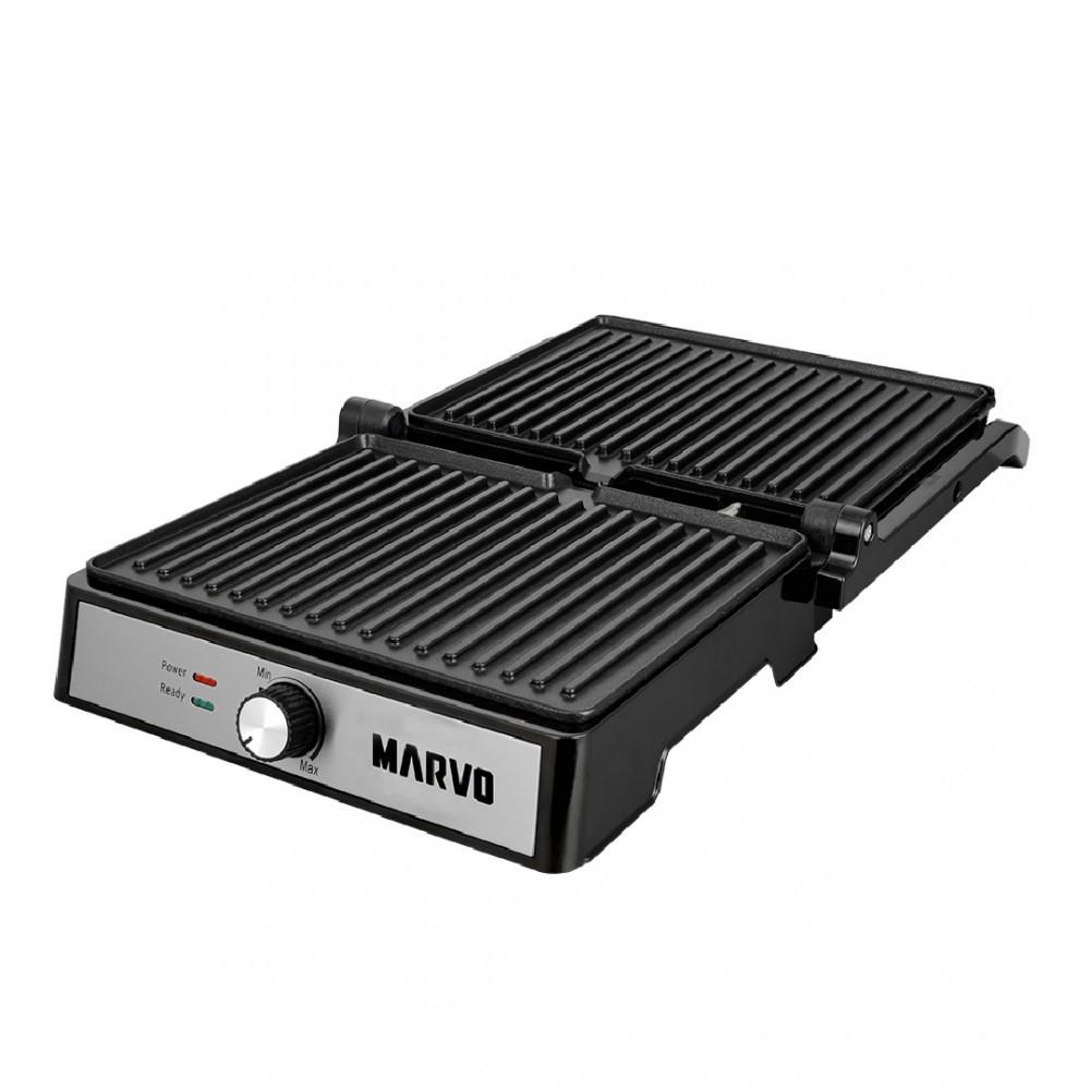PLANCHA DOBLE CONTACTO GRILLADA MARVO - 4