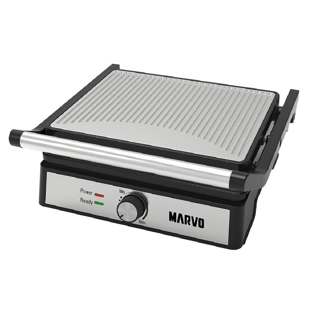 PLANCHA DOBLE CONTACTO GRILLADA MARVO - 6