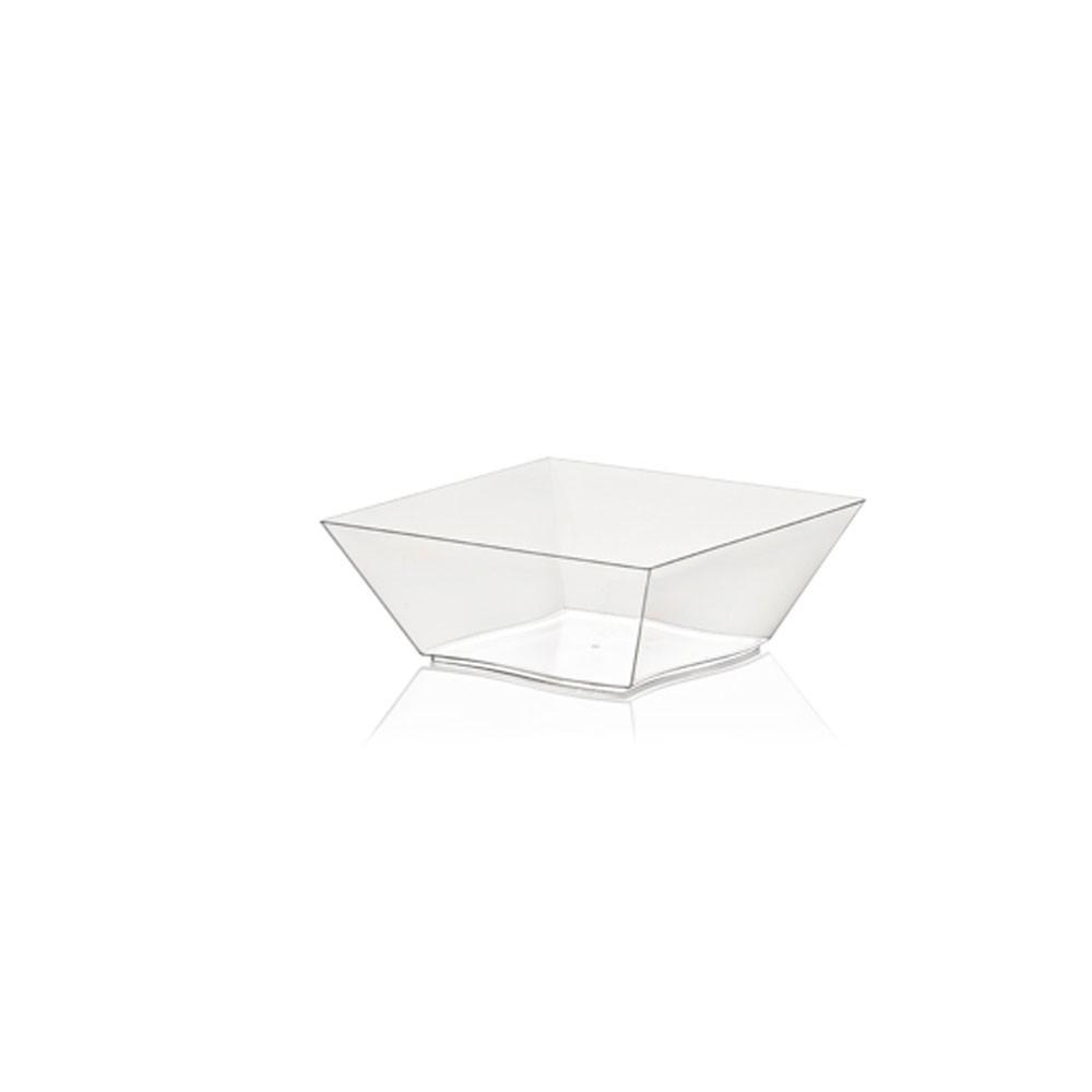 SET DE 25 RECIPIENTE ENVASE CUADRADO MODELO PS POLIESTIRENO VANITY 900 CC. | IMAHE - 1