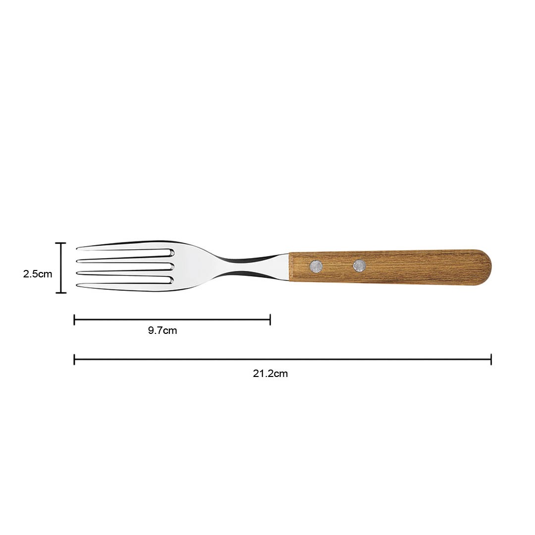 SET DE 6 TENEDOR ASADO JUMBO LINEA TRADICIONAL - 2