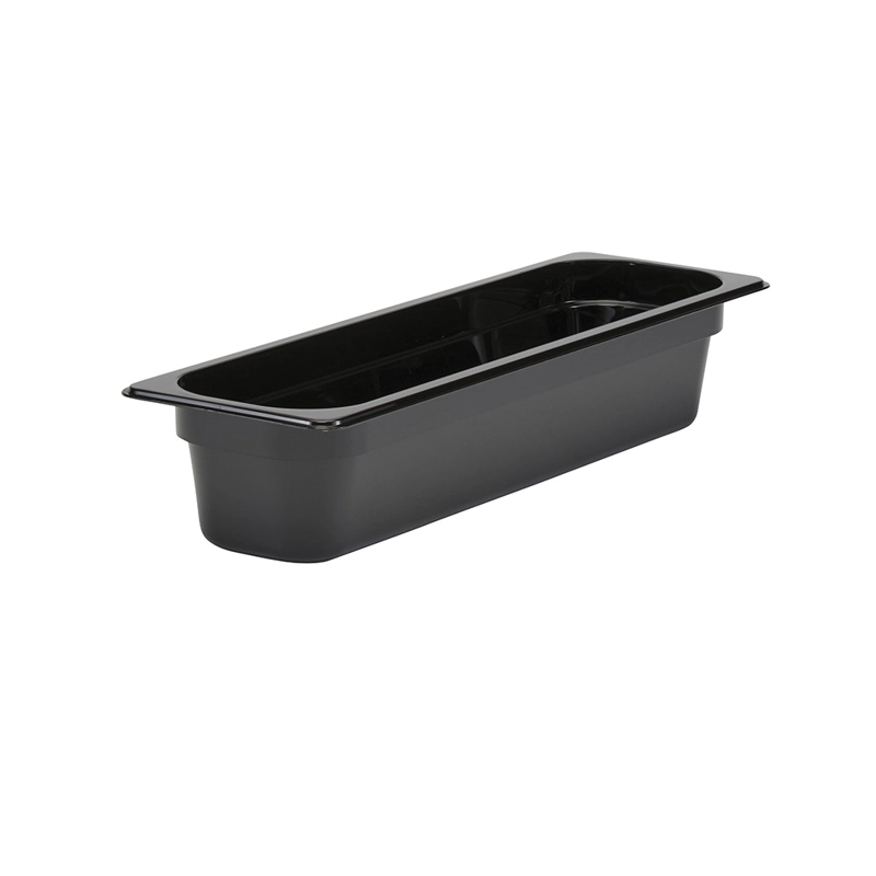 CONTENEDOR POLICARBONATO NEGRO 2/4X10CM - 1