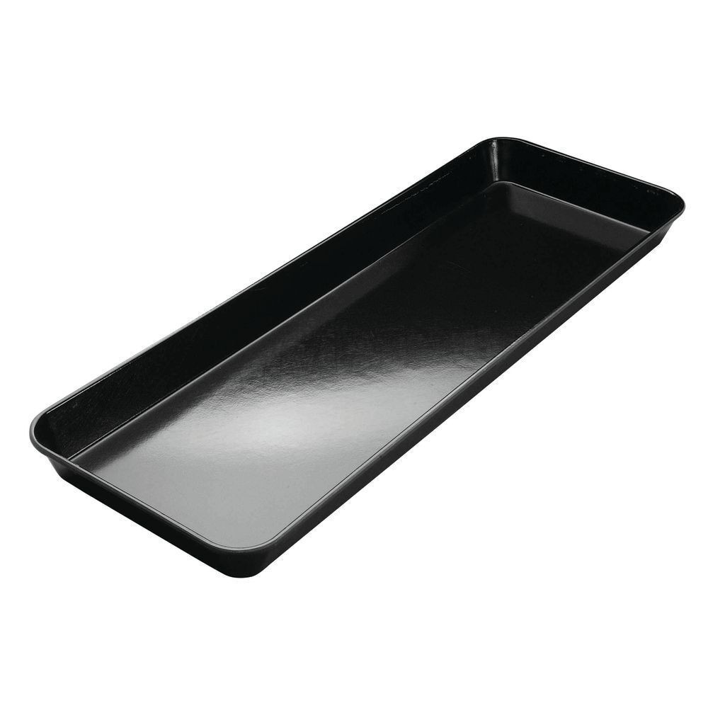 BANDEJA FIBRA DE VIDRIO NEGRA 26.5X76.2X5.1CM - 1