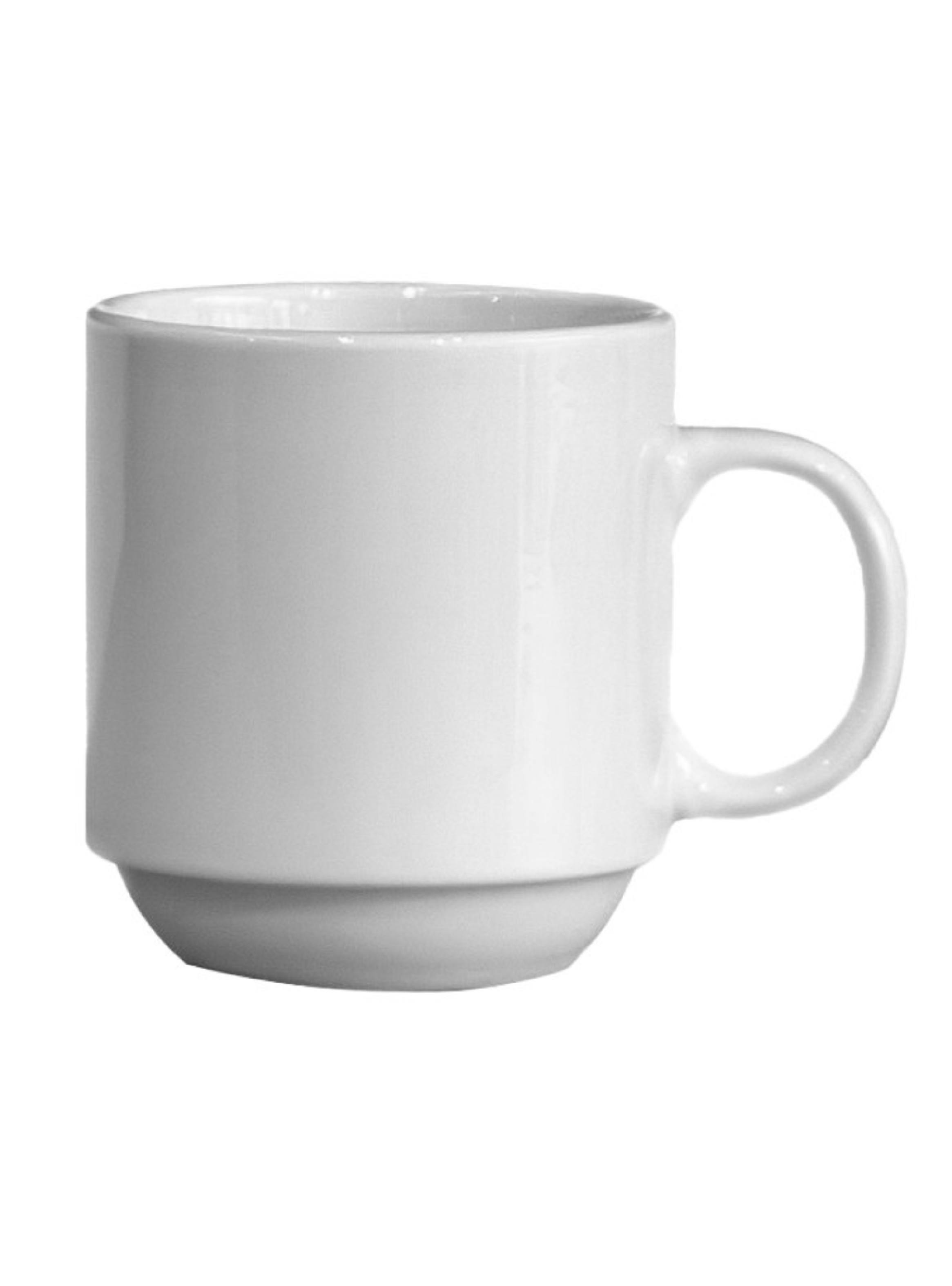 SET DE 6 MUG APILABLE PORCELANA 350ML TOWER - 1