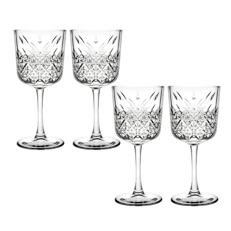 SET DE 4 COPAS DE VINO TINTO 330 ML LINEA TIMELLES - 5