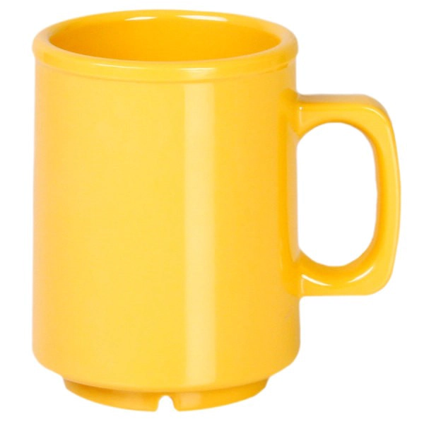 MUG MELAMINA AMARILLO 240ML - 1