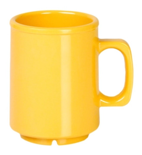 MUG MELAMINA AMARILLO 240ML - 2