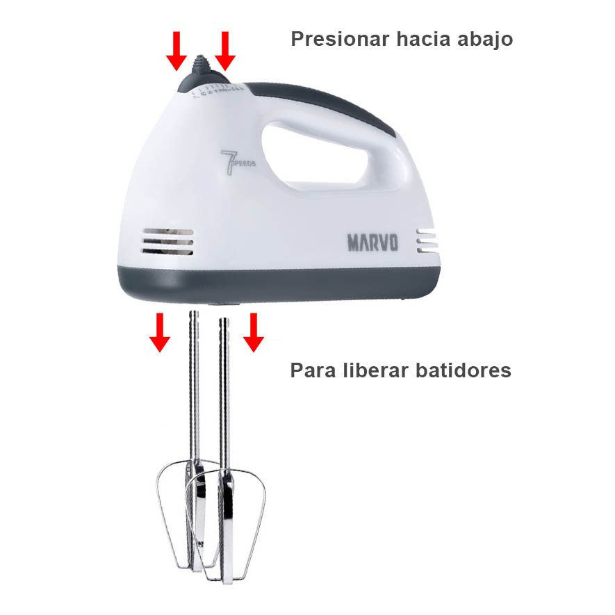 BATIDORA DE MANO MIXER ELECTRIC 100W - 7