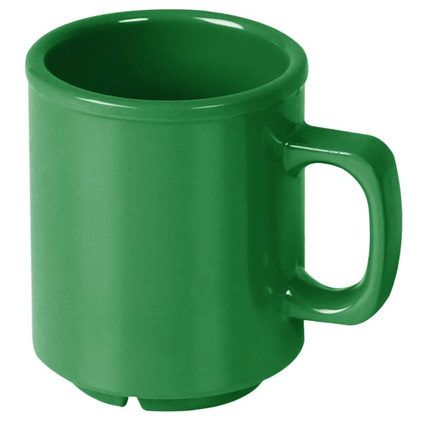 MUG MELAMINA VERDE 240ML - 1