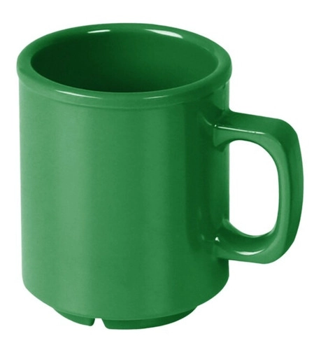 MUG MELAMINA VERDE 240ML - 2