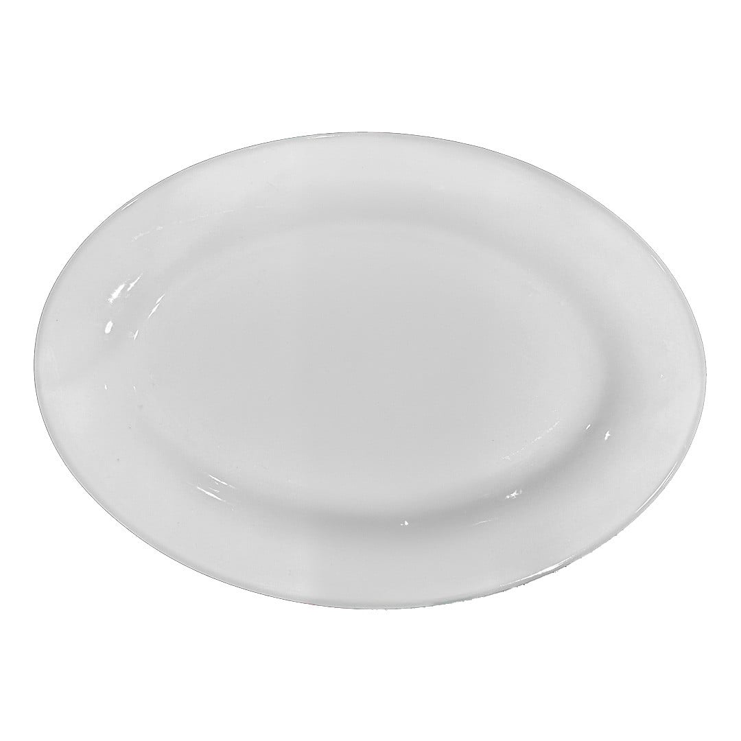 SET DE 6 PLATO OVALADO PORCELANA 35CM TOWER | IMAHE - 1