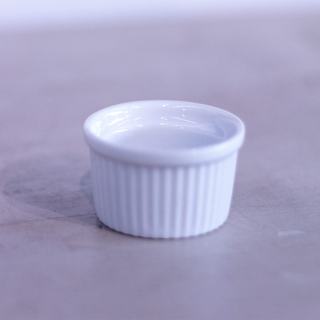 SET DE 12 POCILLO RAMEKIN ACANALADO PORCELANA 5X3CM TOWER | IMAHE - 3
