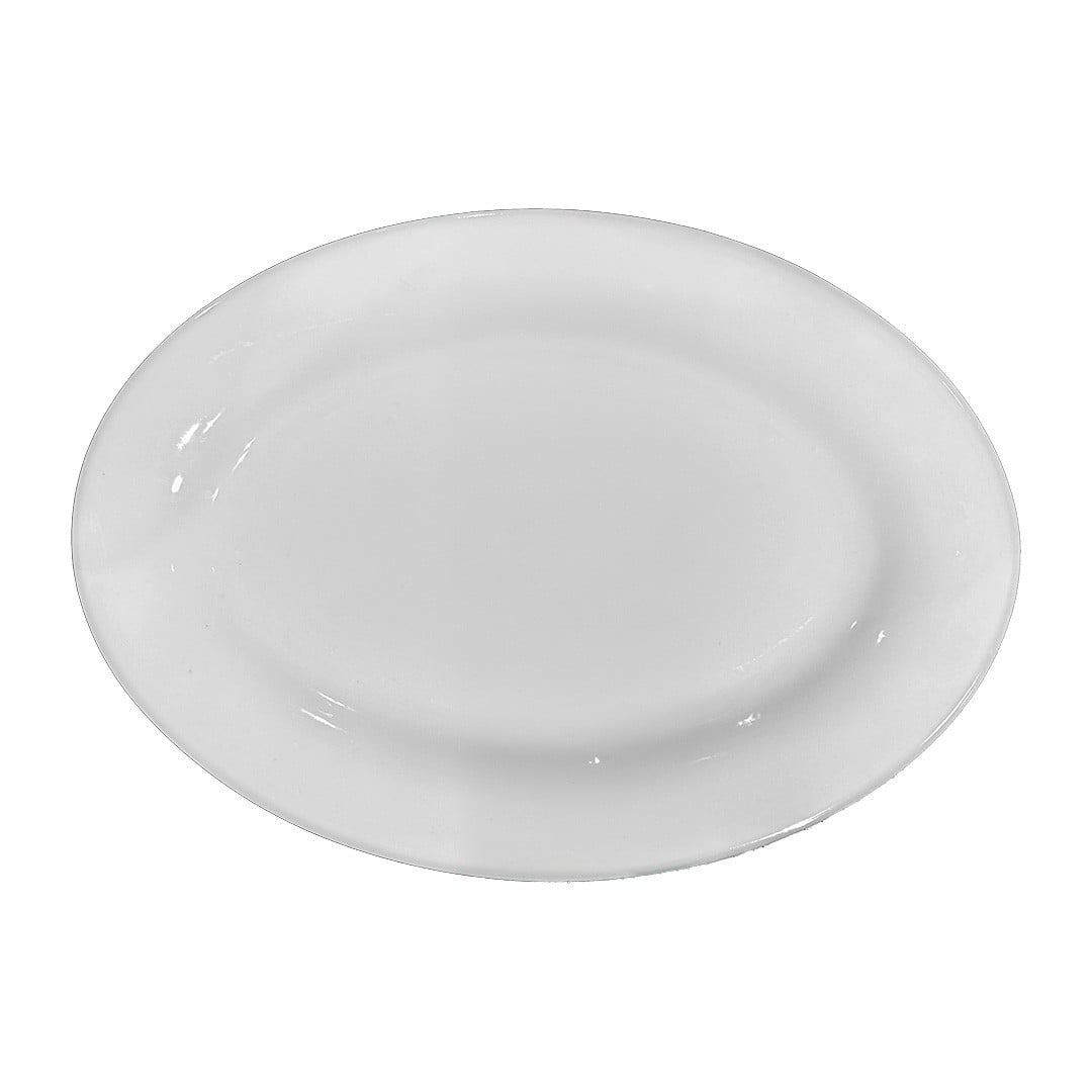 SET DE 6 PLATO OVALADO PORCELANA 30CM TOWER - 1