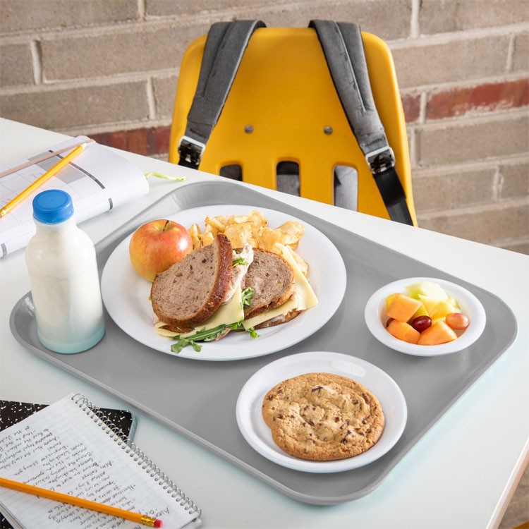 BANDEJA FIBRA DE VIDRIO 35 X 45 CM GRIS - 2