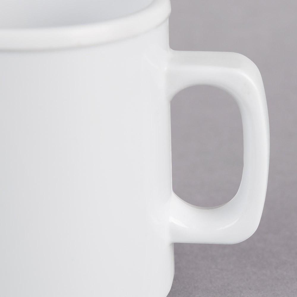 MUG MELAMINA EN COLOR BLANCO 240ML - 4