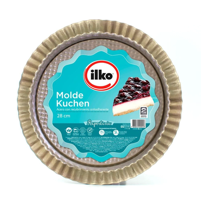 MOLDE ACERO CARBONO EASY CLEAN KUCHEN 28CM - 2
