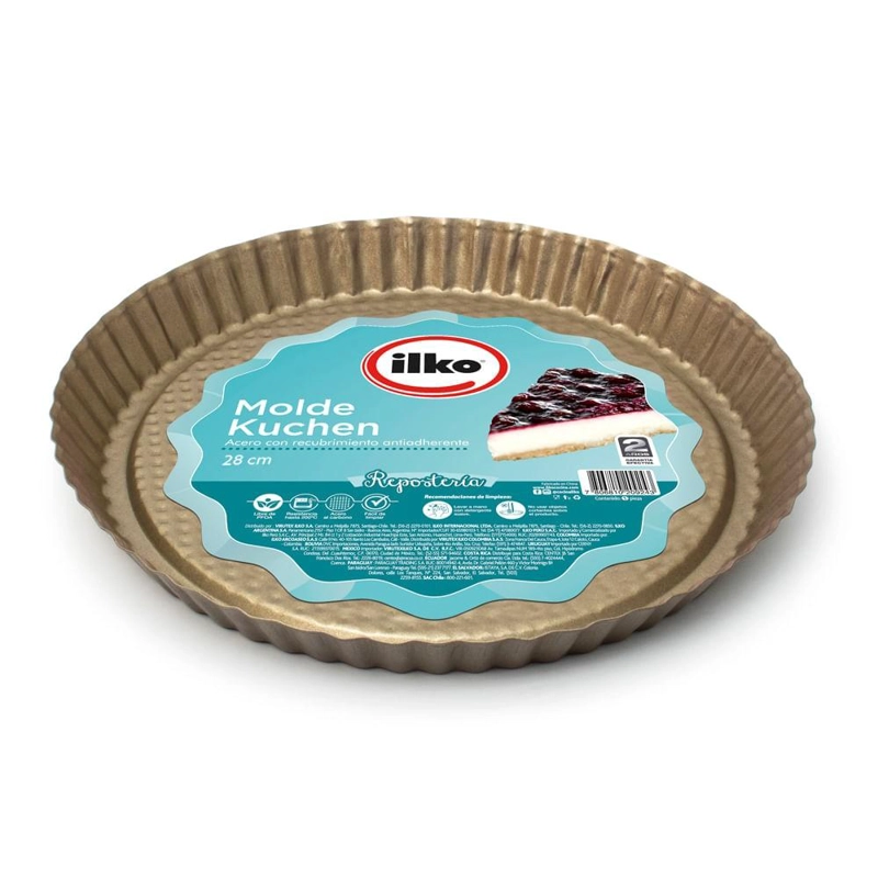 MOLDE ACERO CARBONO EASY CLEAN KUCHEN 28CM - 3