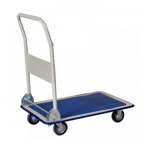 CARRO PLATAFORMA PLEGABLE AZUL - 4