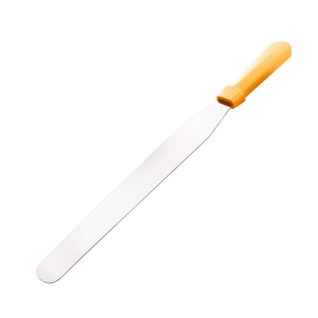 ESPATULA PASTELERA 33 CM MANGO AMARILLO - 1