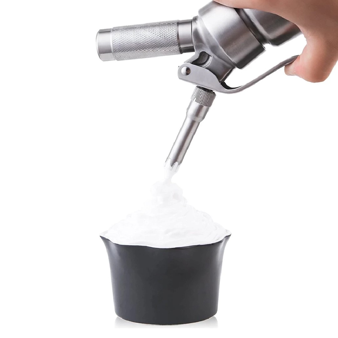 SIFON CREMA ACERO INOX 1 LT - 5