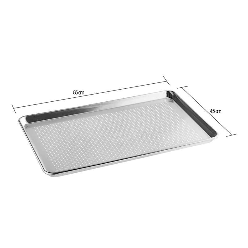 BANDEJA PASTELERA ALUMINIO PERFORADA 45X65 CM - 6