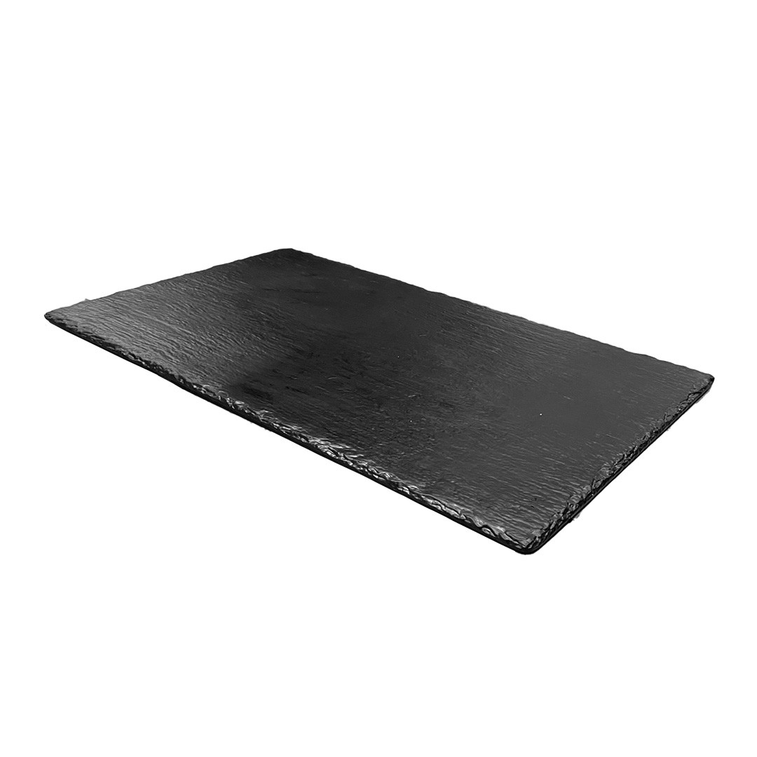 TABLA APERITIVO MELAMINA RECT 32X 53X 1 CM NEGRA - 2