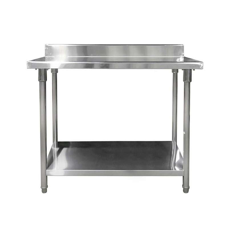 MESÓN IMAHE CON RESPALDO ACERO INOX 150 X 70 X 85 - 2