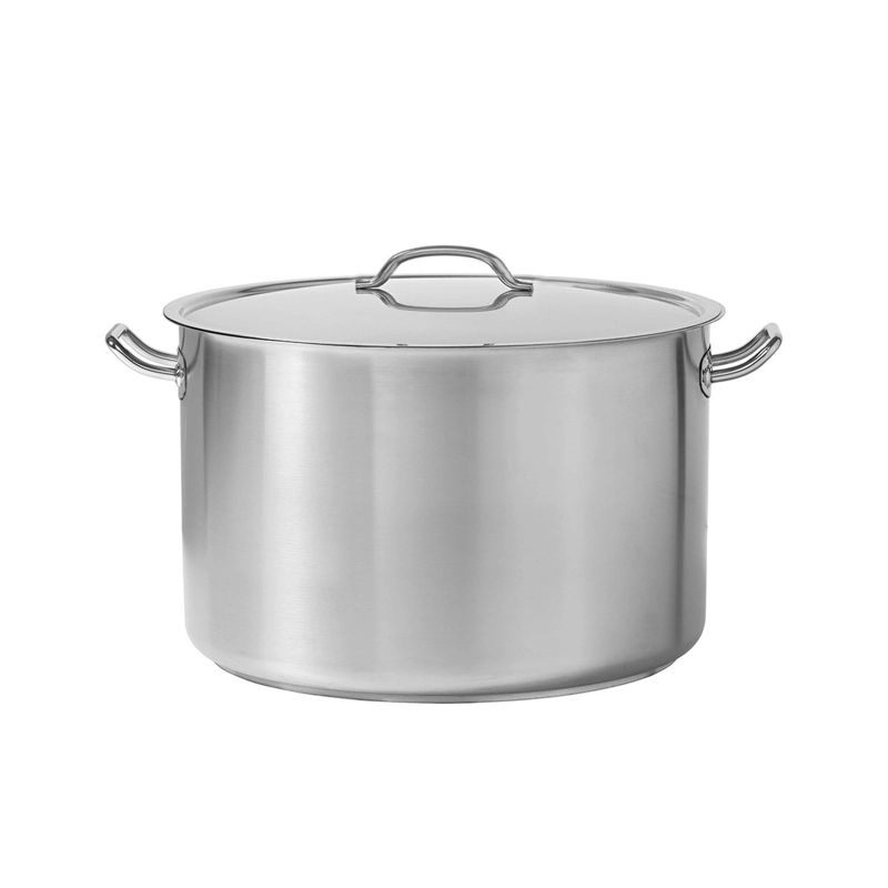 OLLA C/TAPA ACERO INOX FONDO DIFUSOR 58 LT - 2