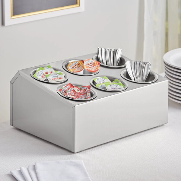 ORGANIZADOR IMAHE CUBIERTOS ACERO INOX 6 COMPARTIMIENTOS JW6 - 2