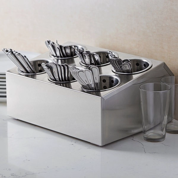 ORGANIZADOR IMAHE CUBIERTOS ACERO INOX 6 COMPARTIMIENTOS JW6 - 3