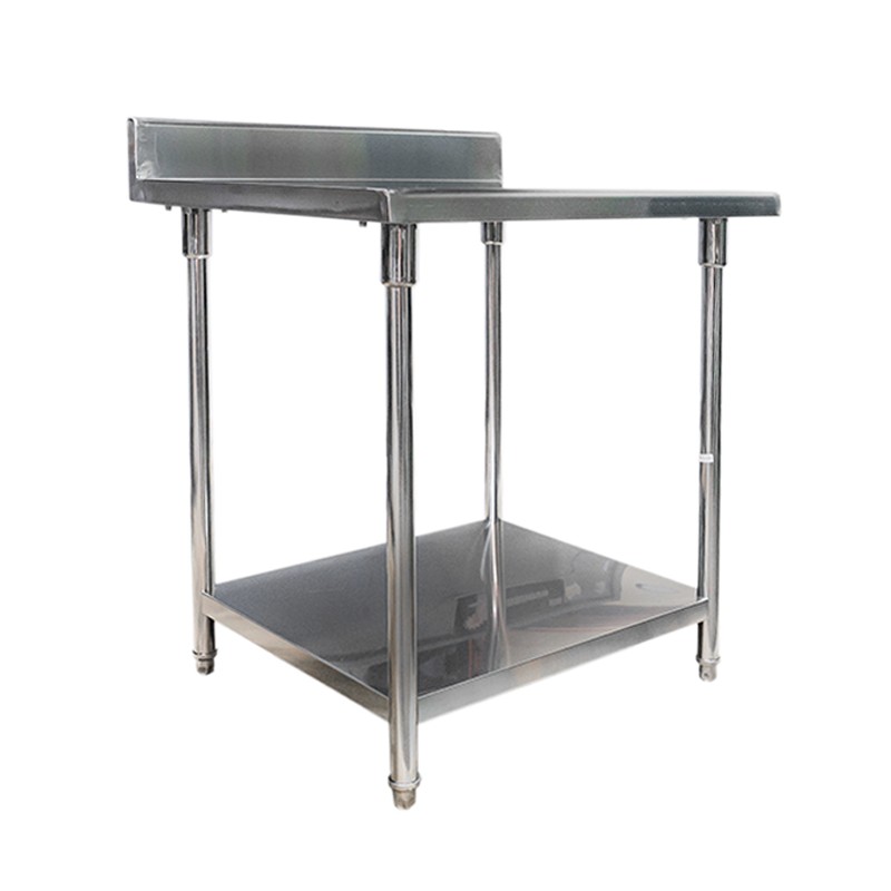 MESÓN IMAHE CON RESPALDO ACERO INOX 80 X 70 X 85 CM - 1