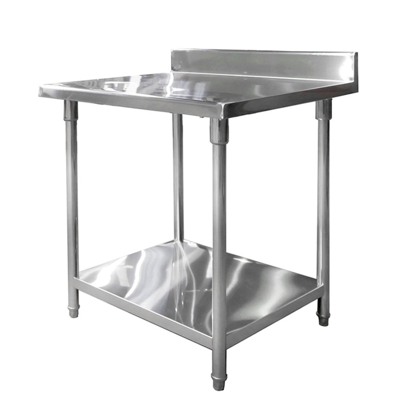 MESÓN IMAHE CON RESPALDO ACERO INOX 80 X 70 X 85 CM - 2