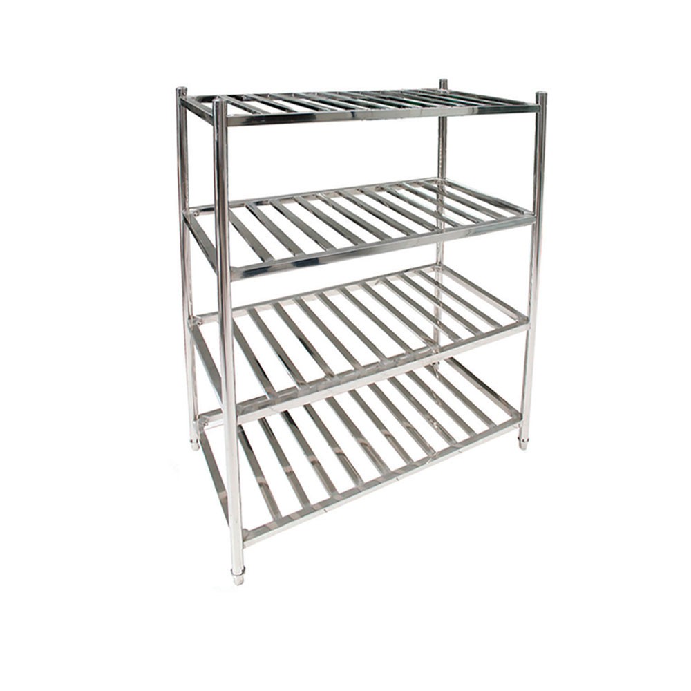 ESTANTERÍA IMAHE ACERO INOX TIPO REJILLA 150 X 45 X 155 CM - 1