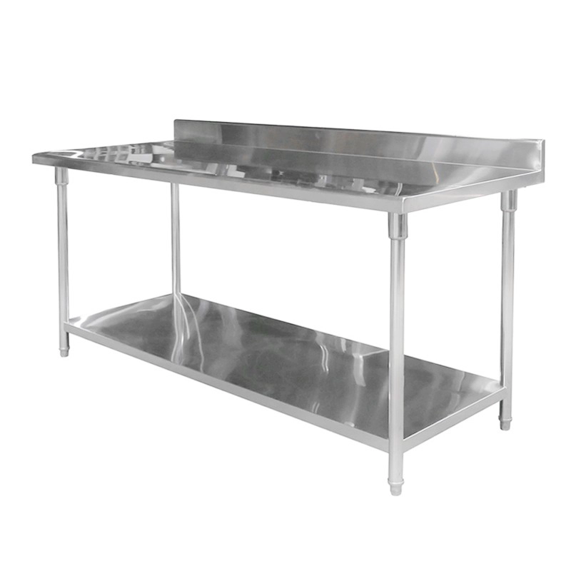 MESÓN IMAHE CON RESPALDO ACERO INOX 180 X 70 X 85 - 3