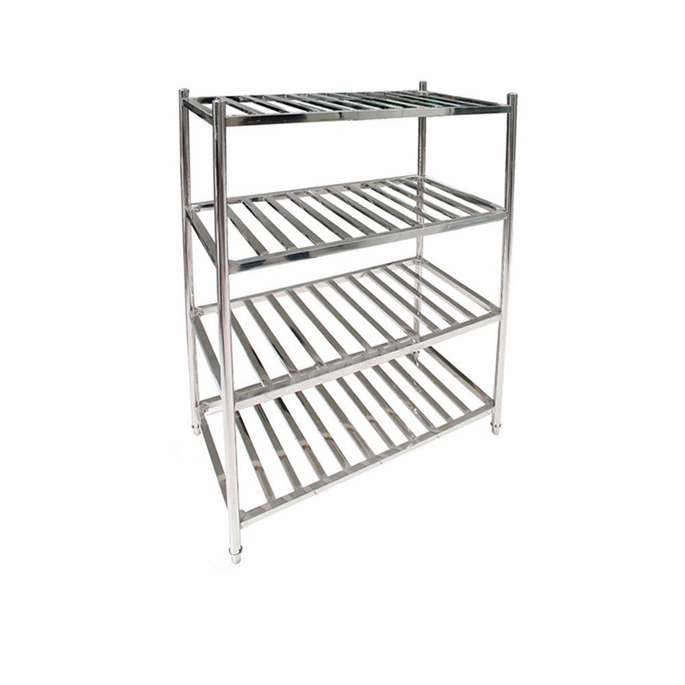 ESTANTERÍA IMAHE ACERO INOX TIPO REJILLA 120 X 60 X 155 CM - 1