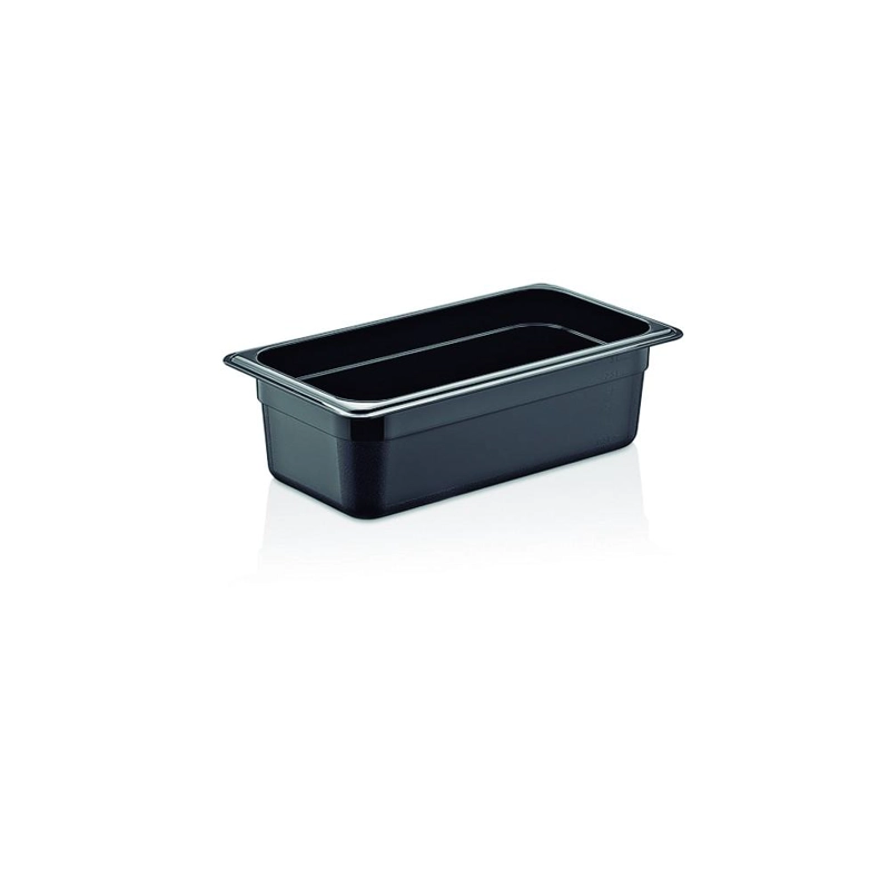 CONTENEDOR IMAHE POLICARBÓNATO NEGRO GN 1/3 X 10 CM - 1