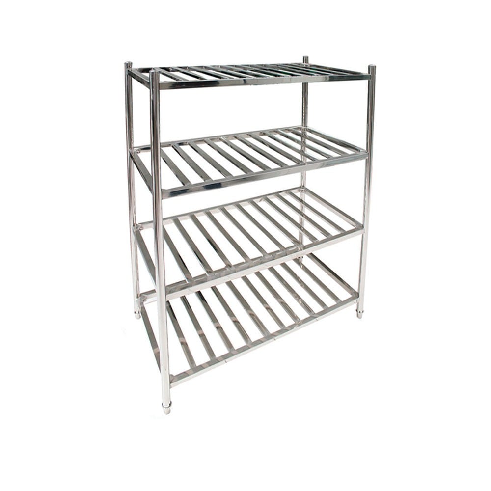 ESTANTERÍA IMAHE ACERO INOX TIPO REJILLA 90 X 60 X 155 CM - 1