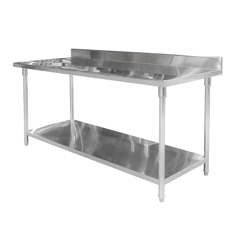 MESÓN IMAHE CON RESPALDO ACERO INOX 200 X 70 X 85 - 3