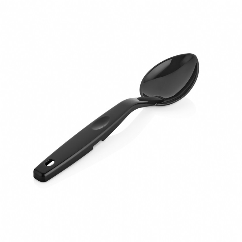 CUCHARA BUFFET POLICARBONATO 30 CMS NEGRA - 1