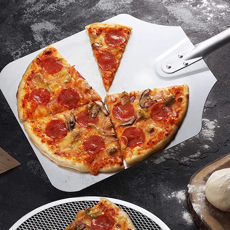 PALA PIZZA CON MANGO DE MADERA - 4