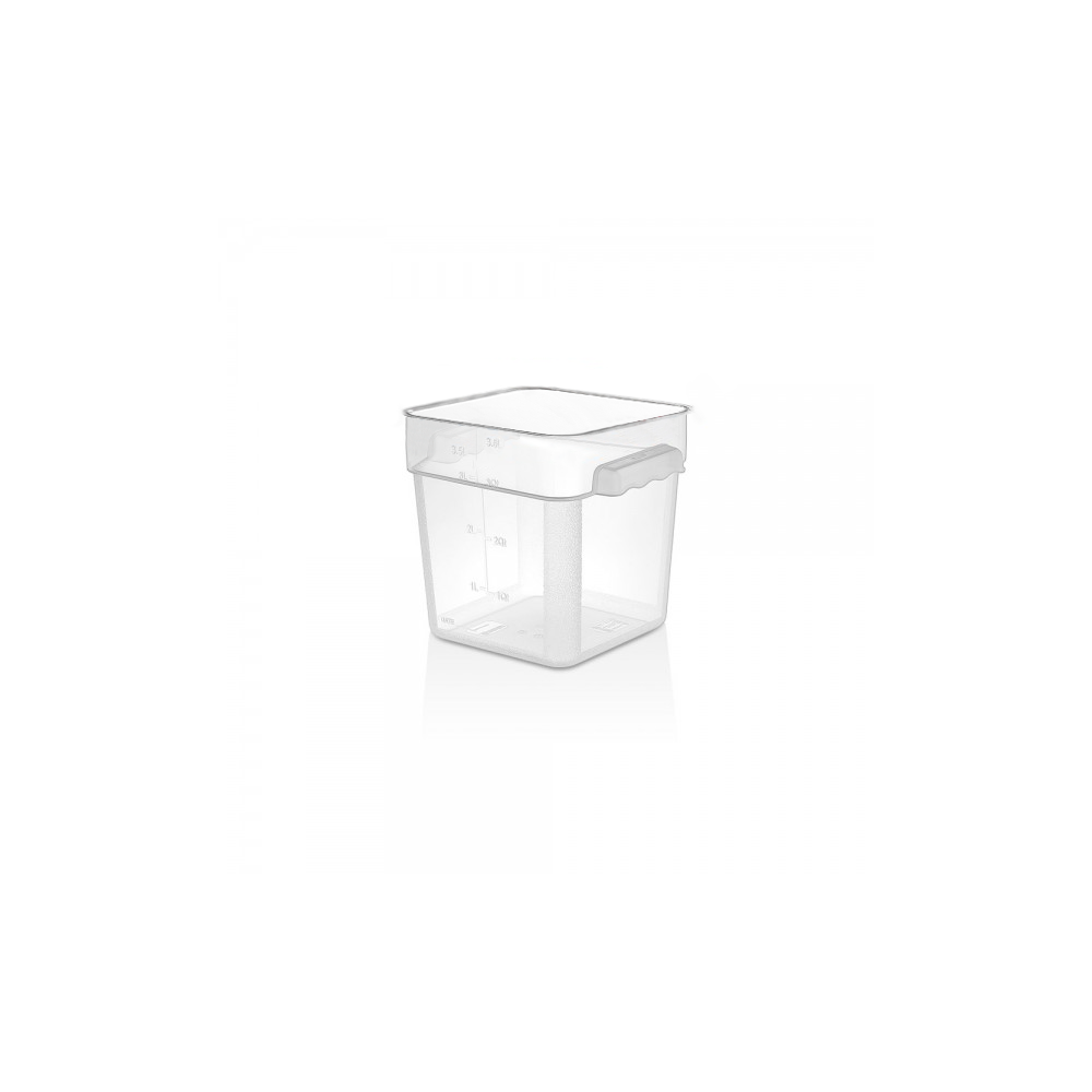 RECIPIENTE CUADRADO POLIETILENO 3.8 LTS - 3
