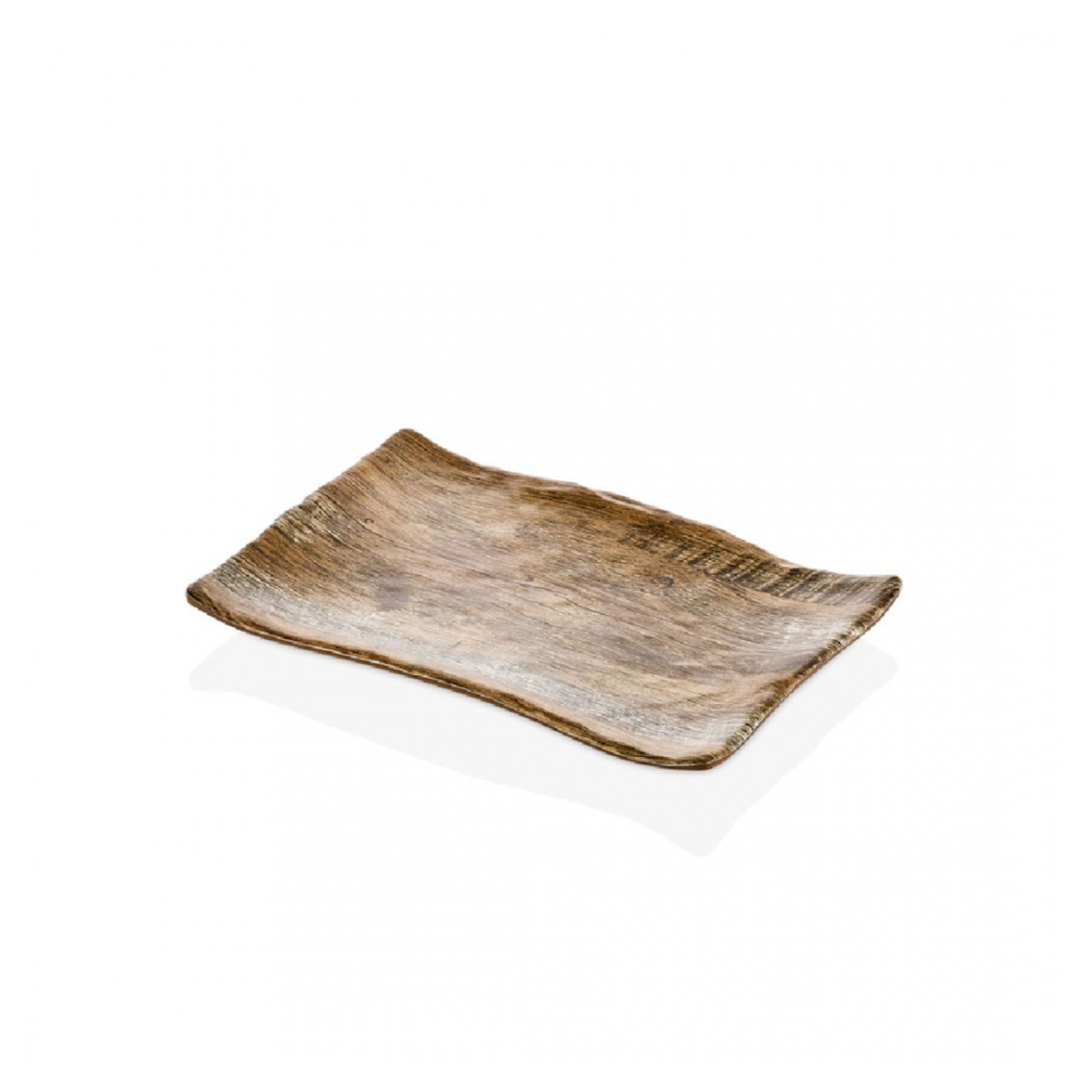 PLATO RECTANGULAR 27X19X2 CM MADERA - 1