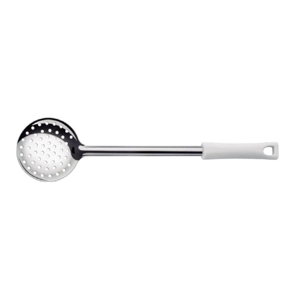ESPUMADERA ACERO INOX 43 CM MANGO BLANCO - 2